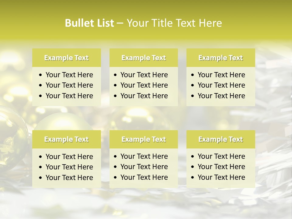 Family Year Decoration PowerPoint Template