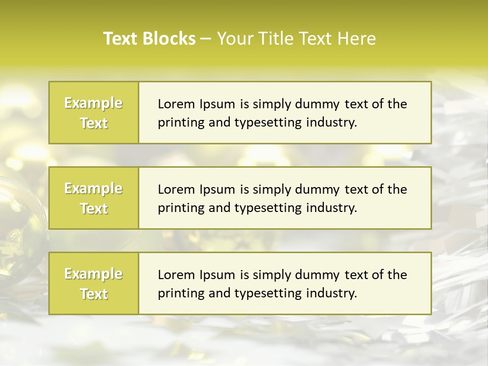Family Year Decoration PowerPoint Template