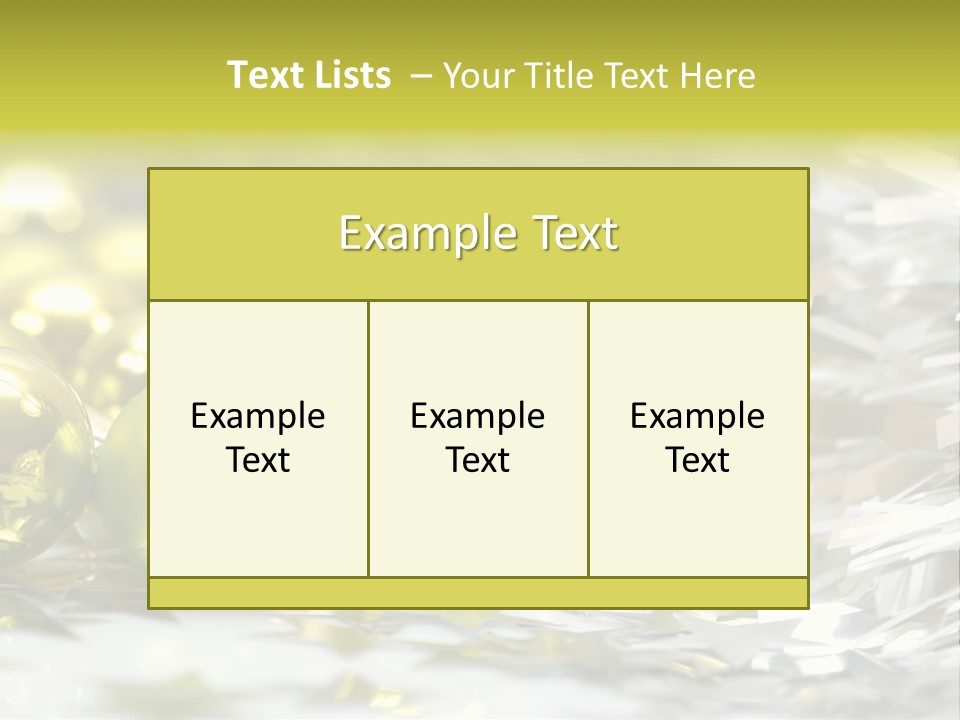 Family Year Decoration PowerPoint Template