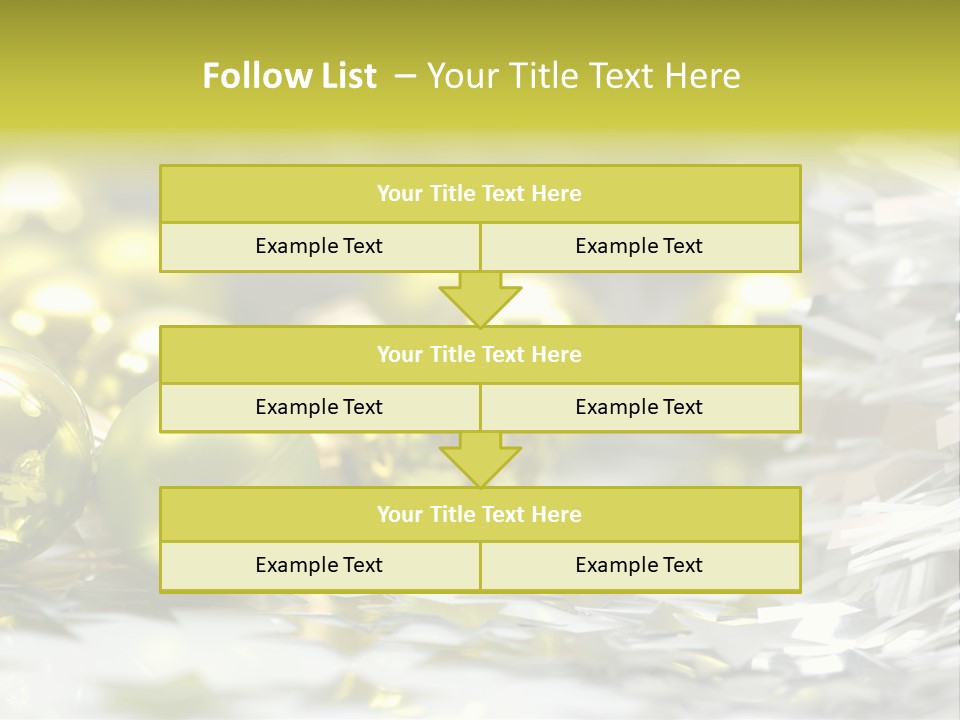 Family Year Decoration PowerPoint Template