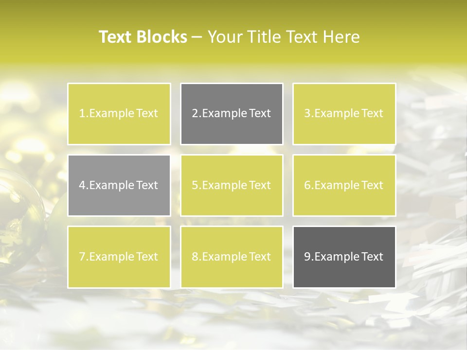 Family Year Decoration PowerPoint Template