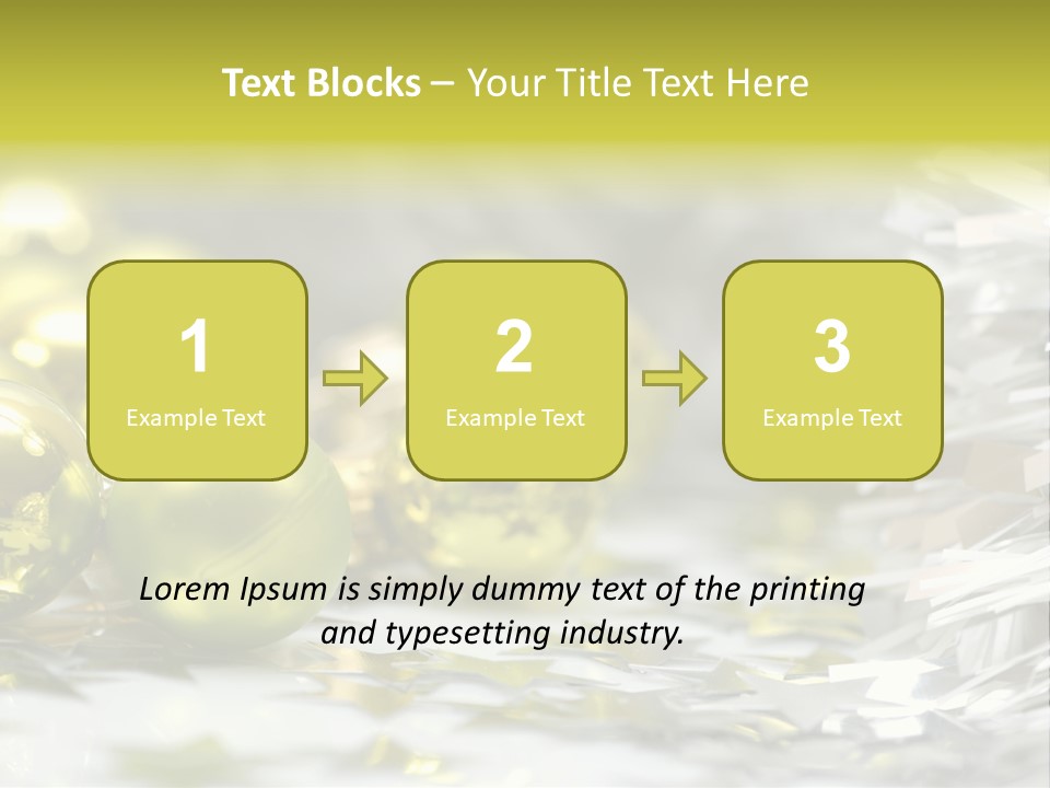 Family Year Decoration PowerPoint Template