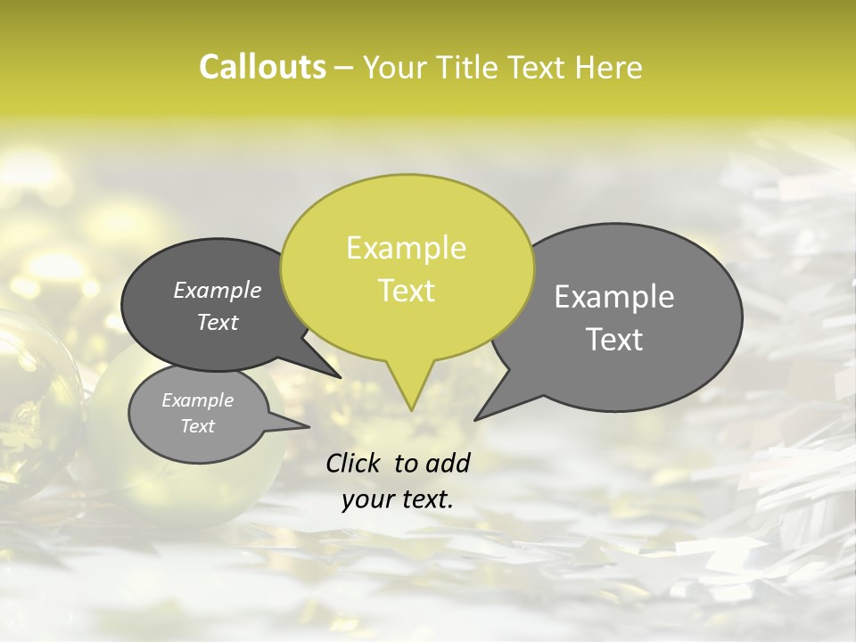 Family Year Decoration PowerPoint Template