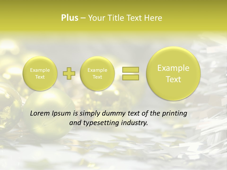 Family Year Decoration PowerPoint Template