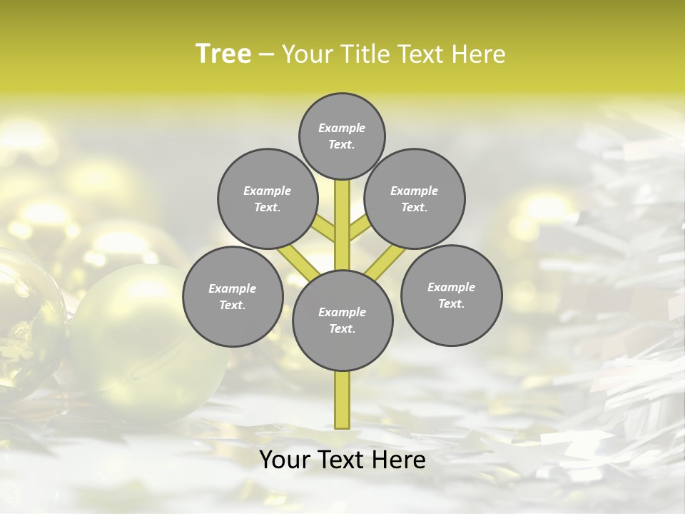 Family Year Decoration PowerPoint Template