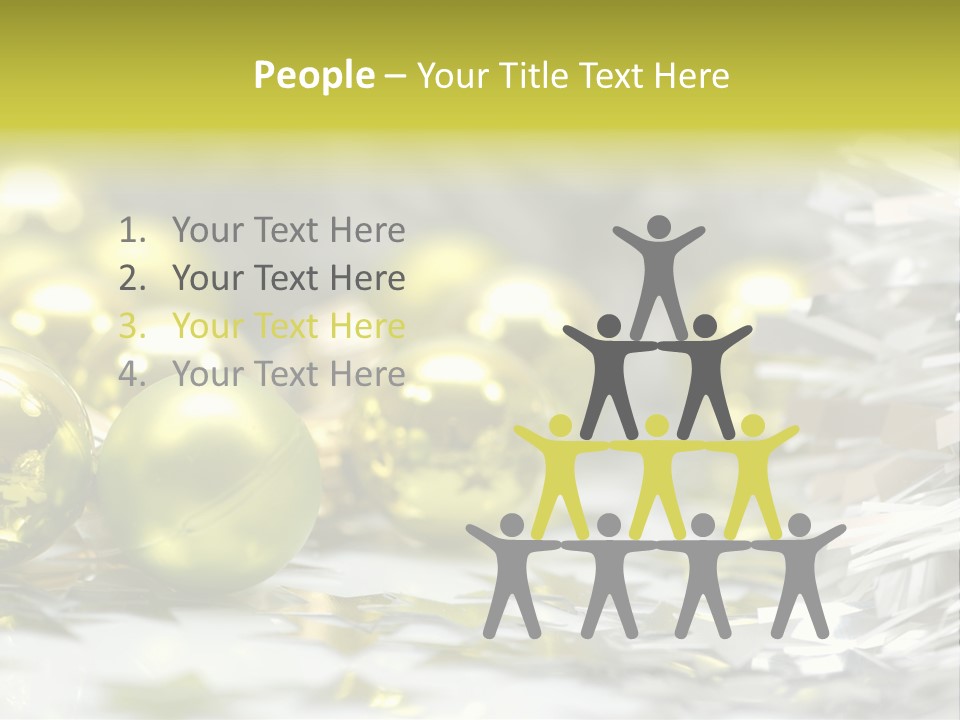 Family Year Decoration PowerPoint Template