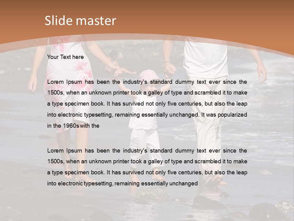 Spanish Family Healthy PowerPoint Template