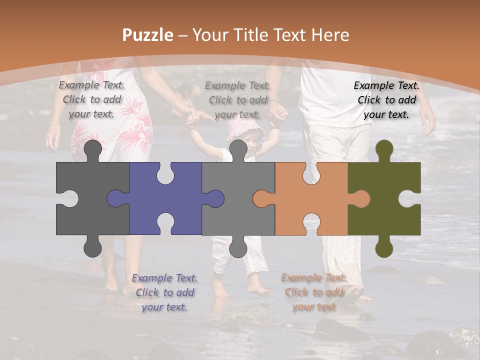 Spanish Family Healthy PowerPoint Template