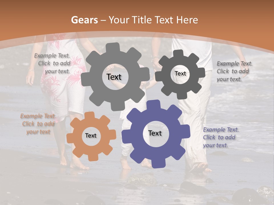 Spanish Family Healthy PowerPoint Template