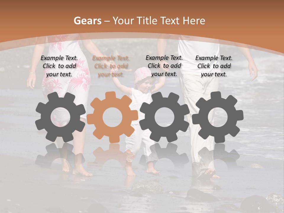 Spanish Family Healthy PowerPoint Template