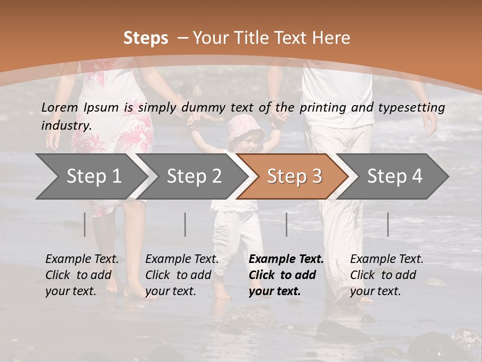 Spanish Family Healthy PowerPoint Template