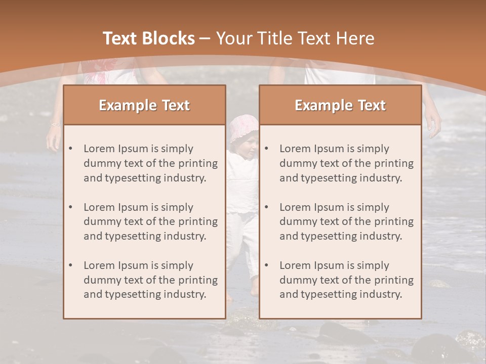 Spanish Family Healthy PowerPoint Template