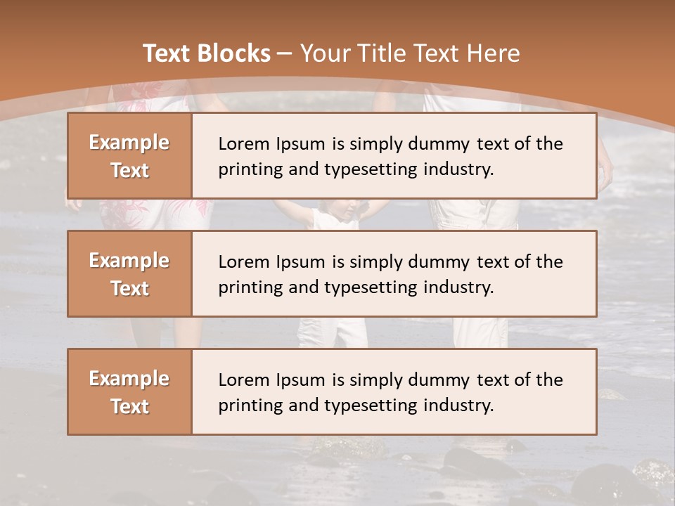 Spanish Family Healthy PowerPoint Template