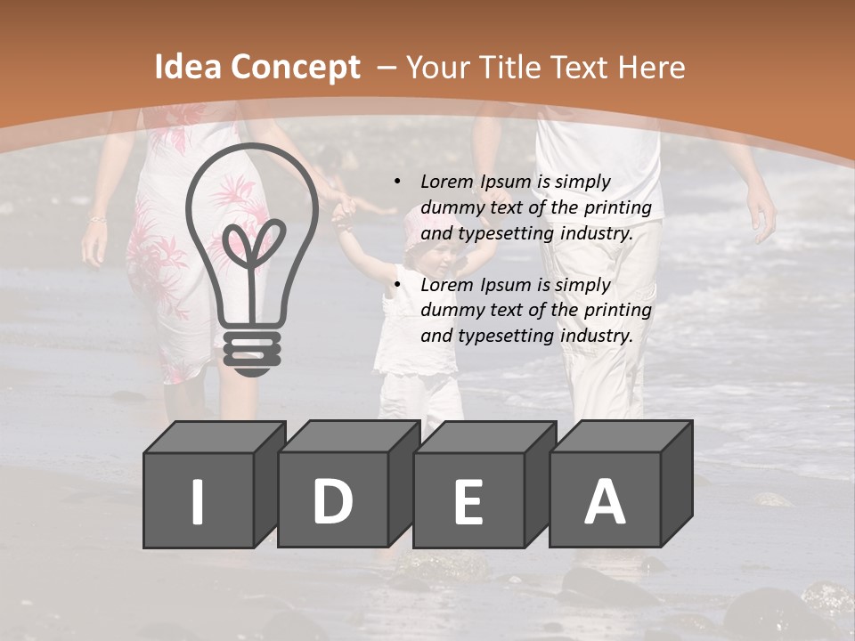 Spanish Family Healthy PowerPoint Template