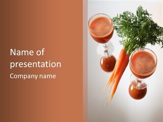 Vodka Water Cocktail PowerPoint Template