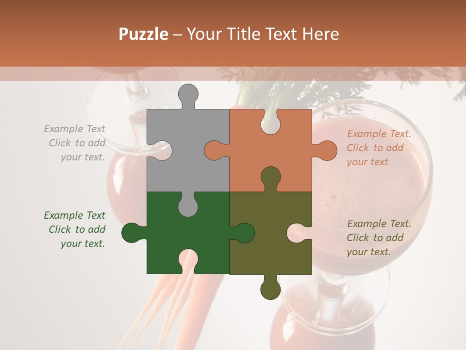 Vodka Water Cocktail PowerPoint Template