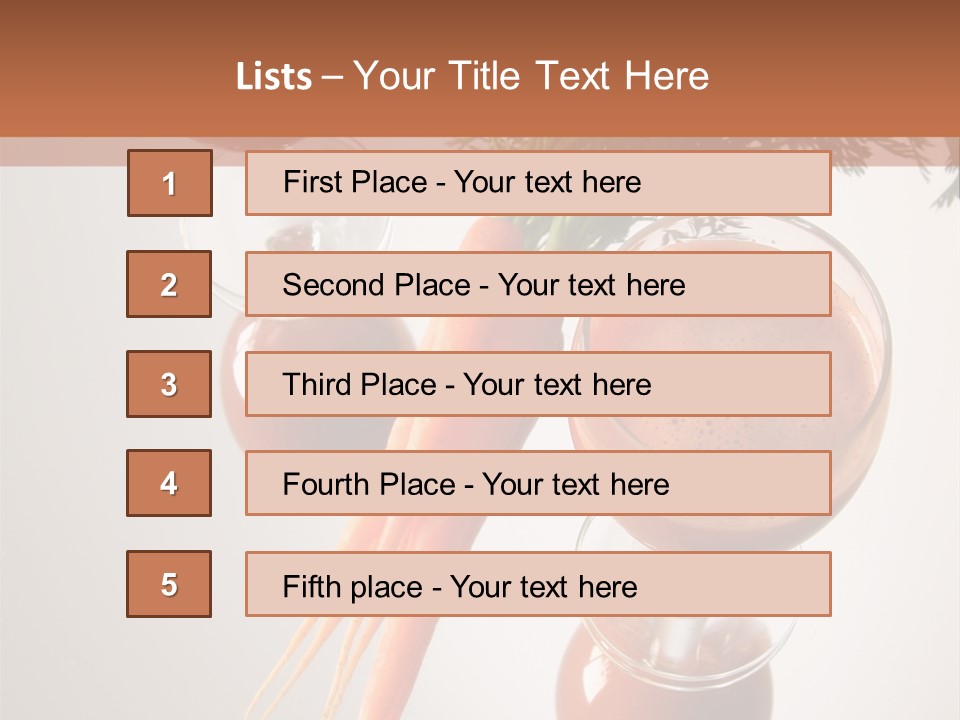 Vodka Water Cocktail PowerPoint Template