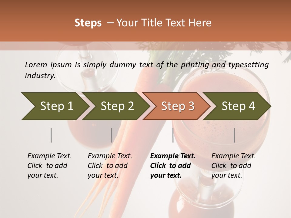 Vodka Water Cocktail PowerPoint Template