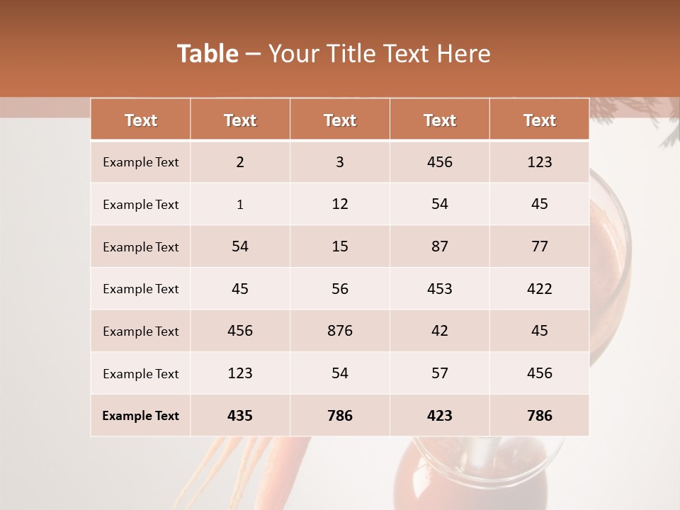 Vodka Water Cocktail PowerPoint Template