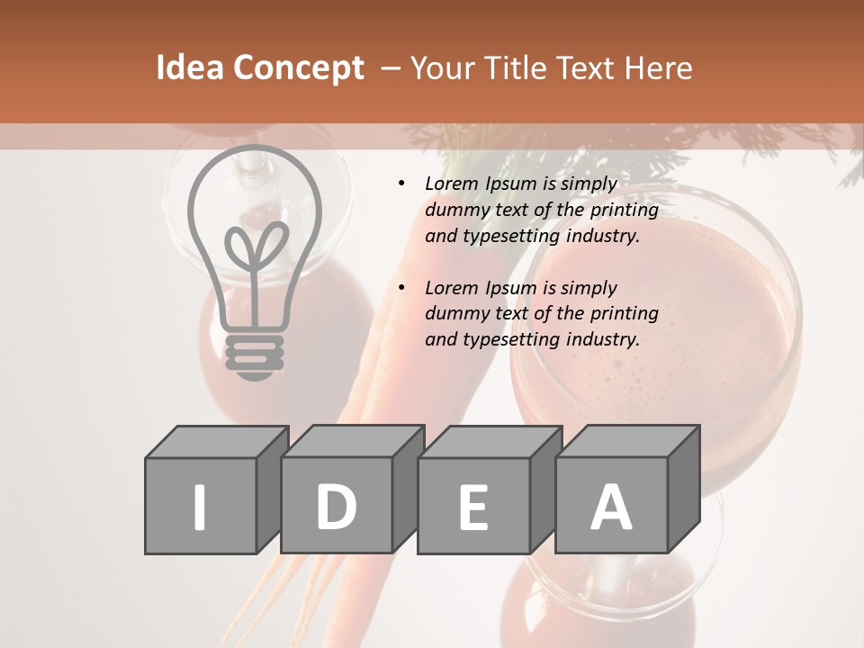 Vodka Water Cocktail PowerPoint Template