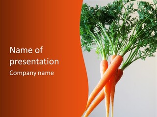 Drinking Vegetable Juice PowerPoint Template