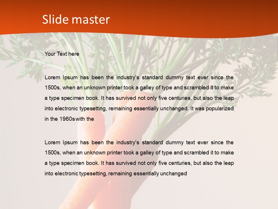 Drinking Vegetable Juice PowerPoint Template