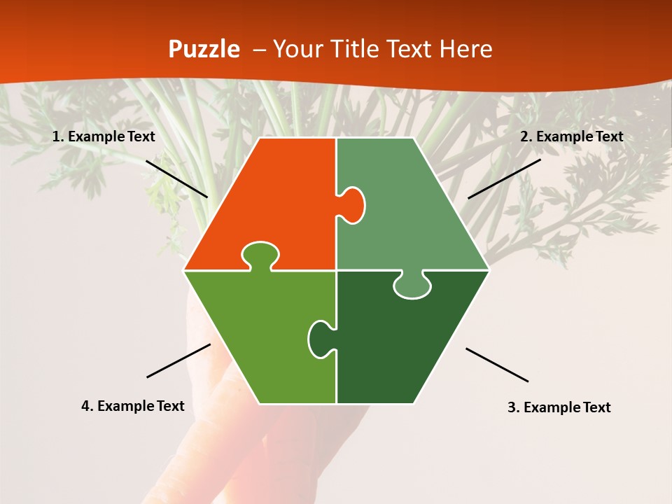 Drinking Vegetable Juice PowerPoint Template