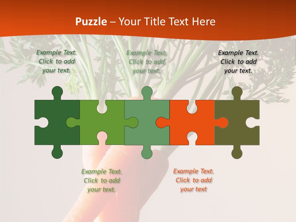 Drinking Vegetable Juice PowerPoint Template