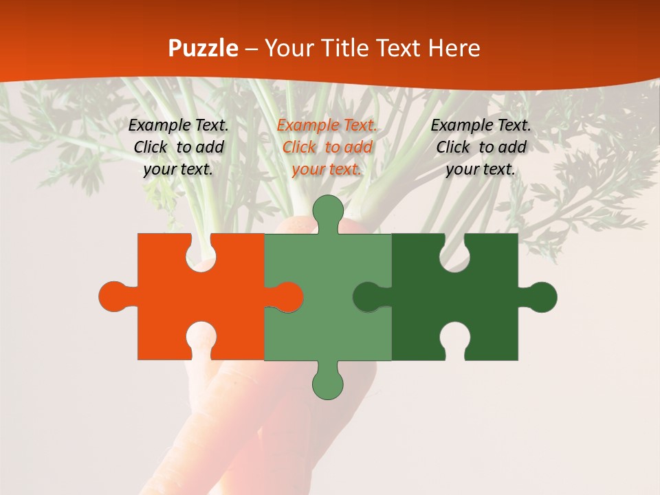 Drinking Vegetable Juice PowerPoint Template