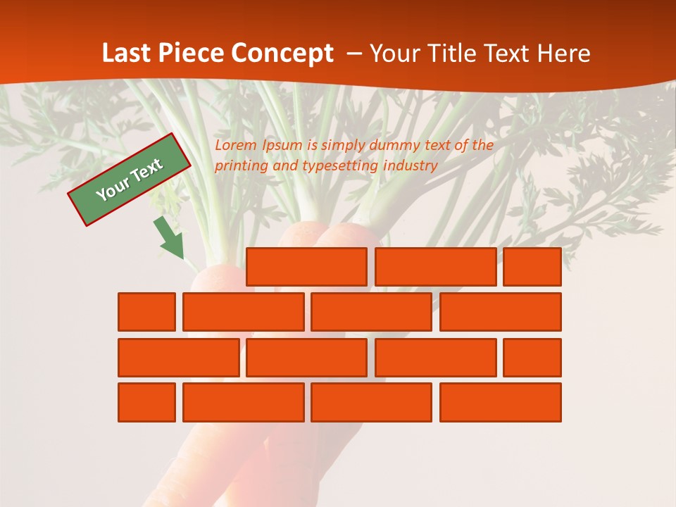 Drinking Vegetable Juice PowerPoint Template