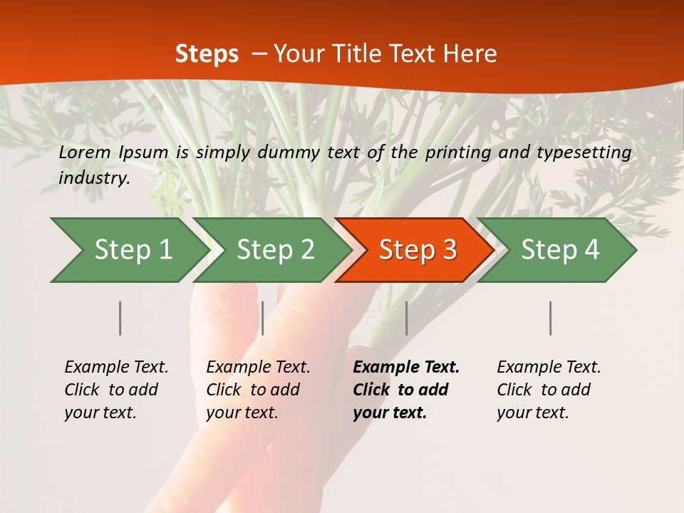 Drinking Vegetable Juice PowerPoint Template