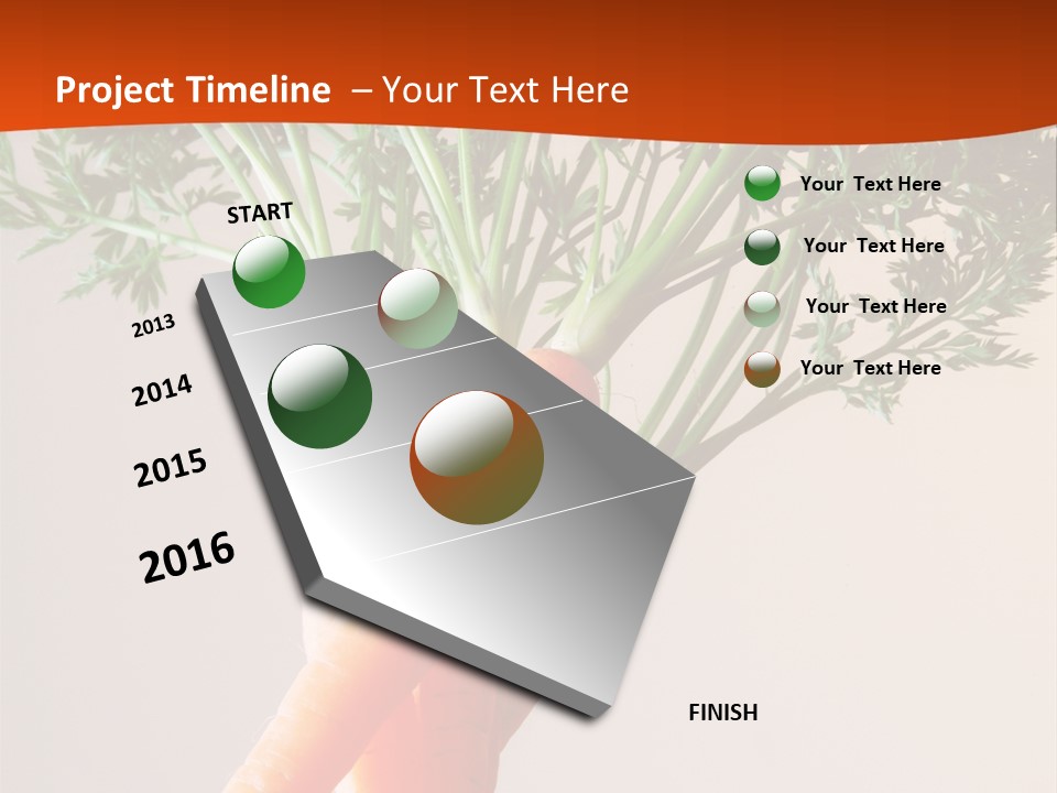 Drinking Vegetable Juice PowerPoint Template
