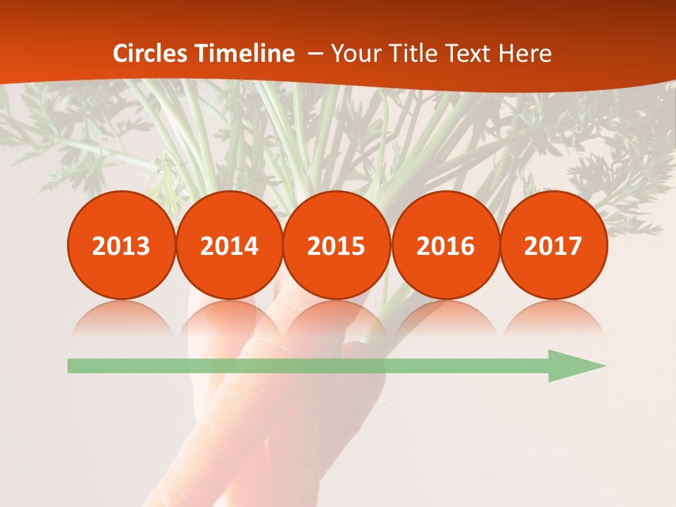 Drinking Vegetable Juice PowerPoint Template