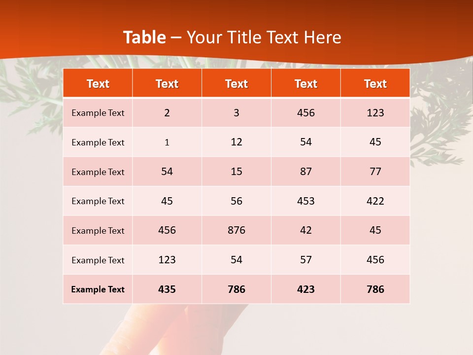 Drinking Vegetable Juice PowerPoint Template