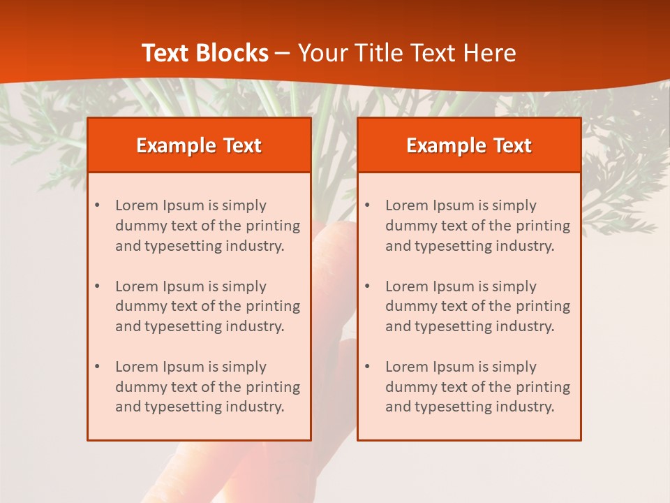 Drinking Vegetable Juice PowerPoint Template