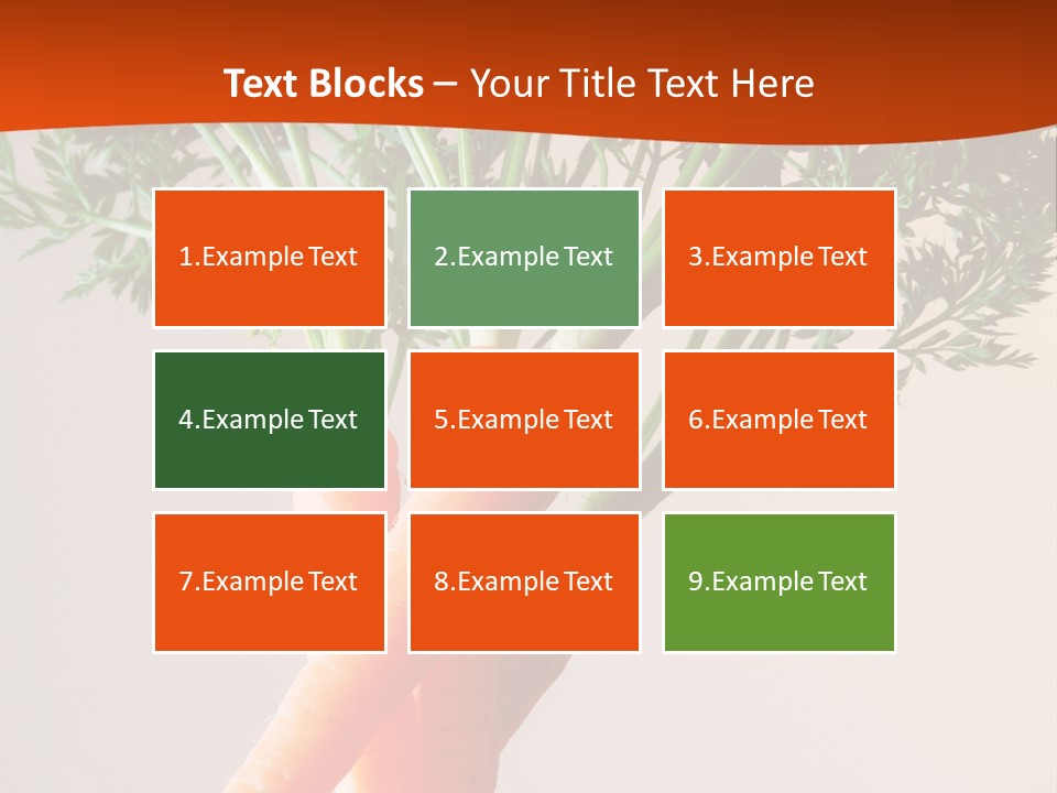 Drinking Vegetable Juice PowerPoint Template