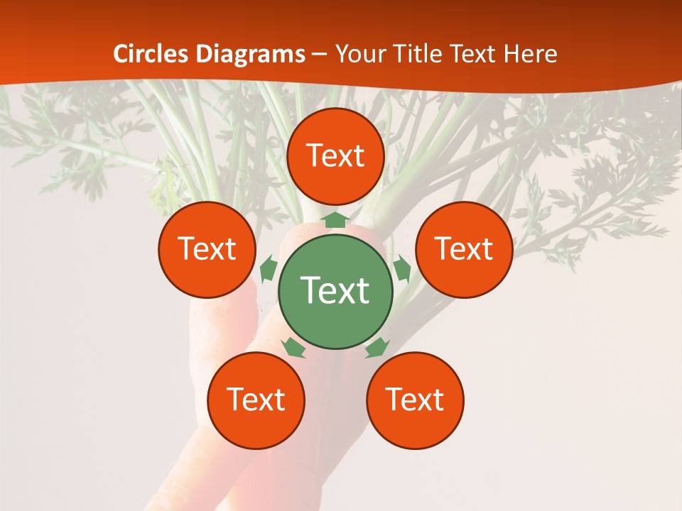 Drinking Vegetable Juice PowerPoint Template