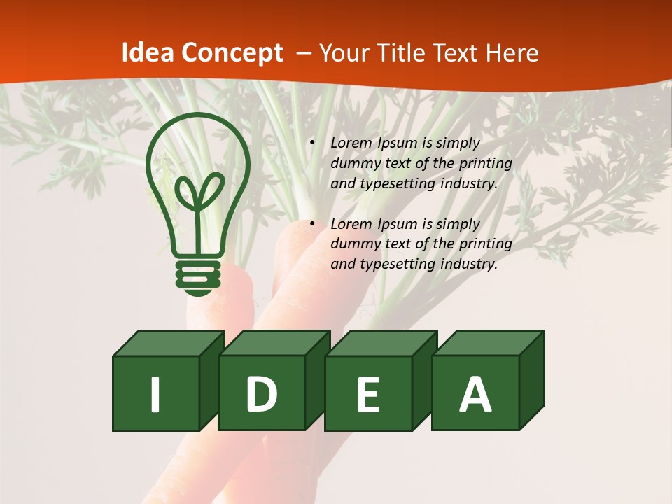 Drinking Vegetable Juice PowerPoint Template