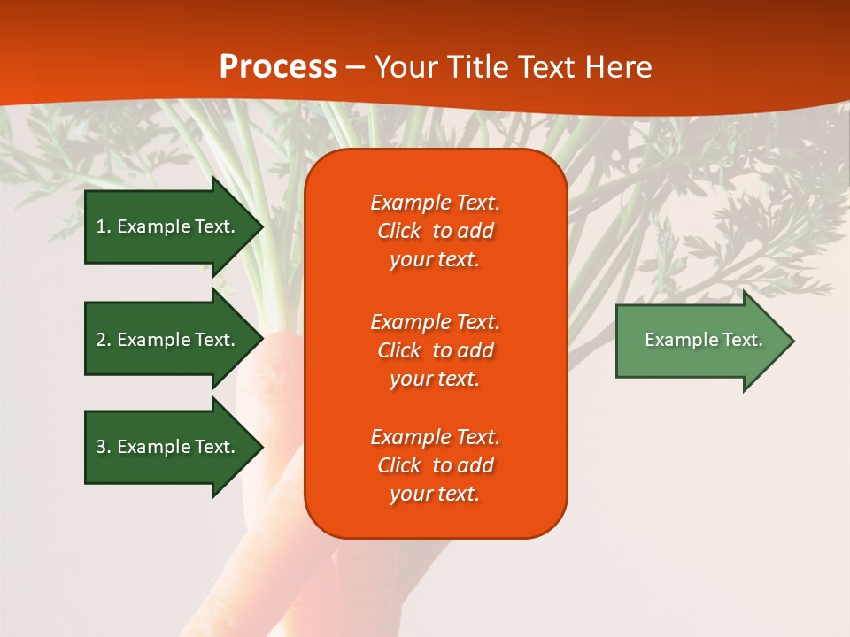 Drinking Vegetable Juice PowerPoint Template