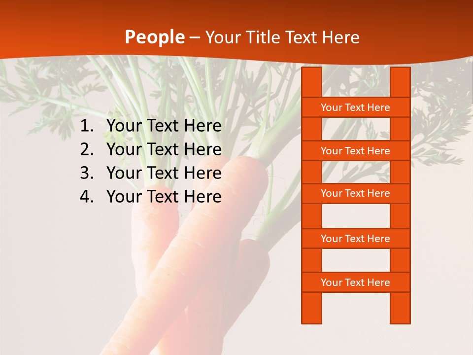 Drinking Vegetable Juice PowerPoint Template
