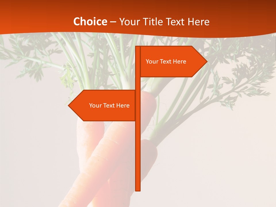 Drinking Vegetable Juice PowerPoint Template