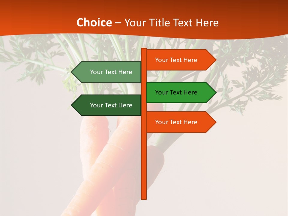 Drinking Vegetable Juice PowerPoint Template