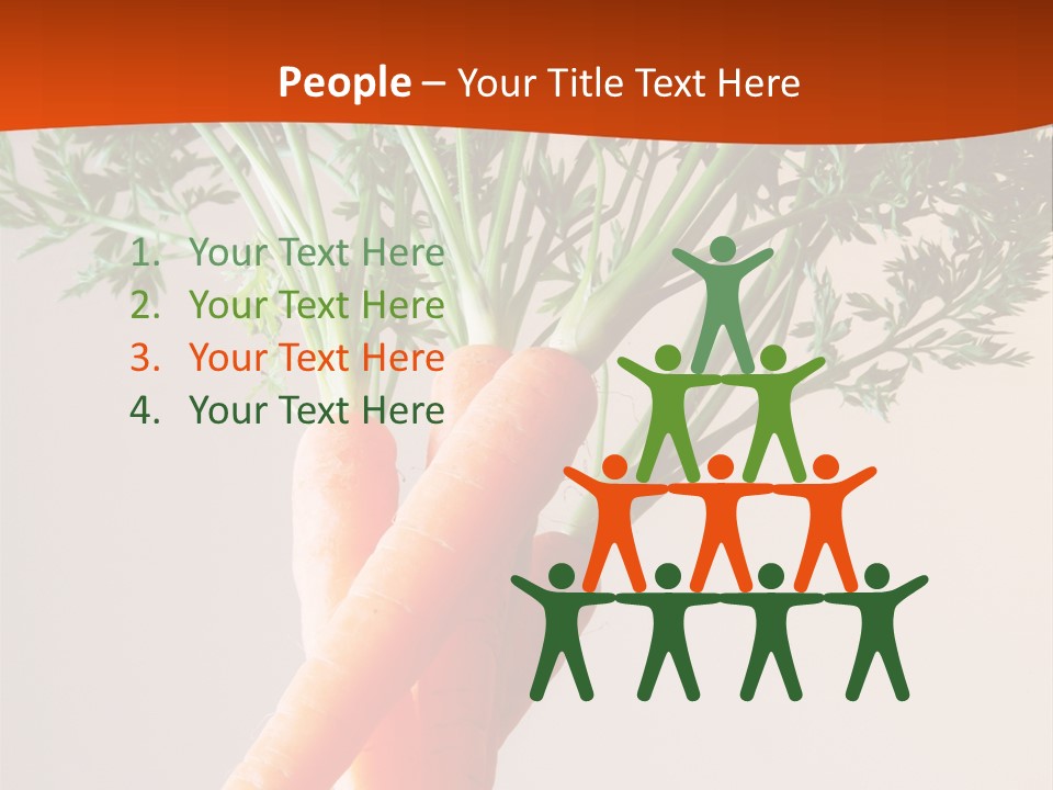 Drinking Vegetable Juice PowerPoint Template