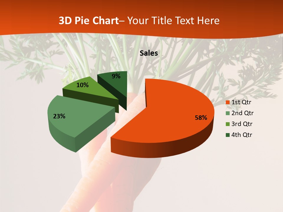 Drinking Vegetable Juice PowerPoint Template