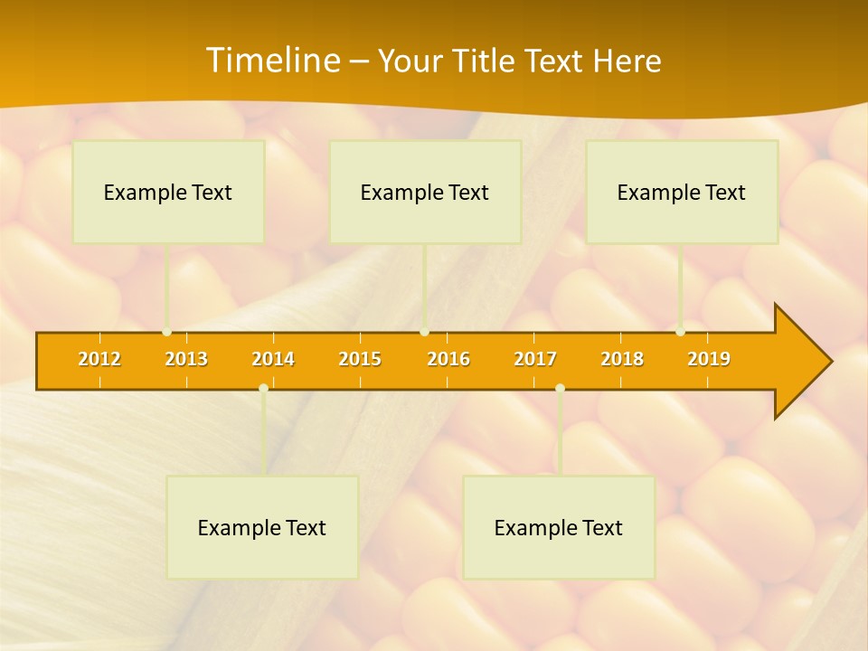 Sweet Corn Plant Crop PowerPoint Template