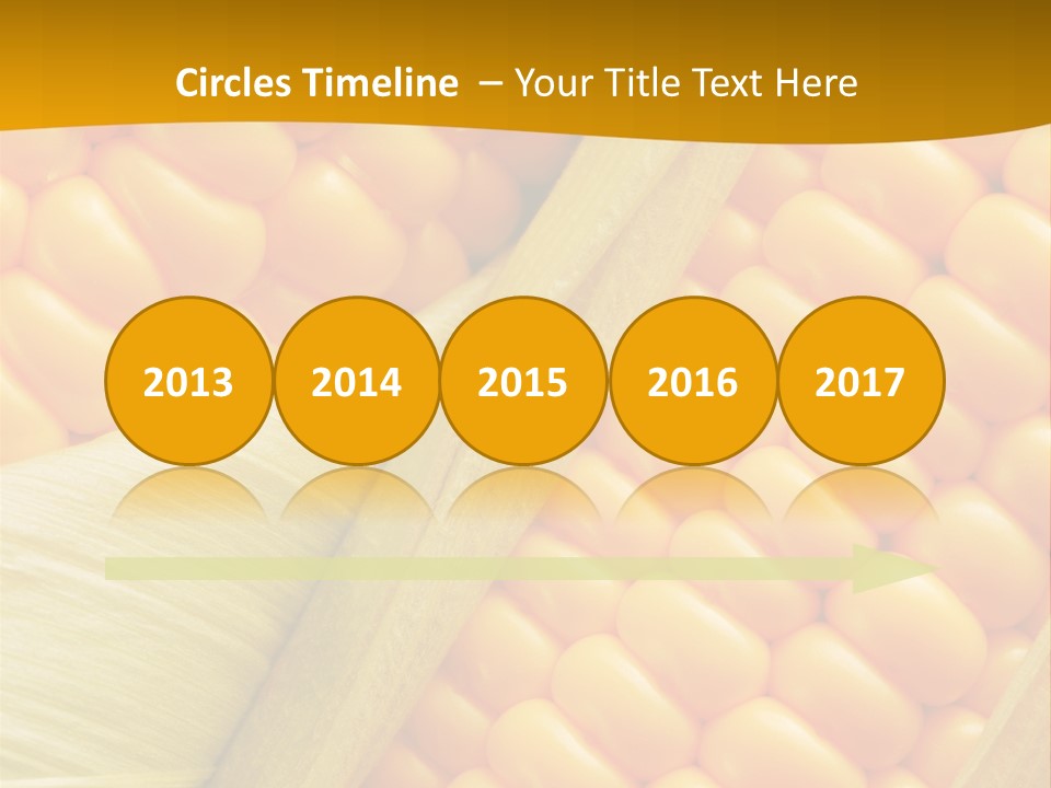 Sweet Corn Plant Crop PowerPoint Template