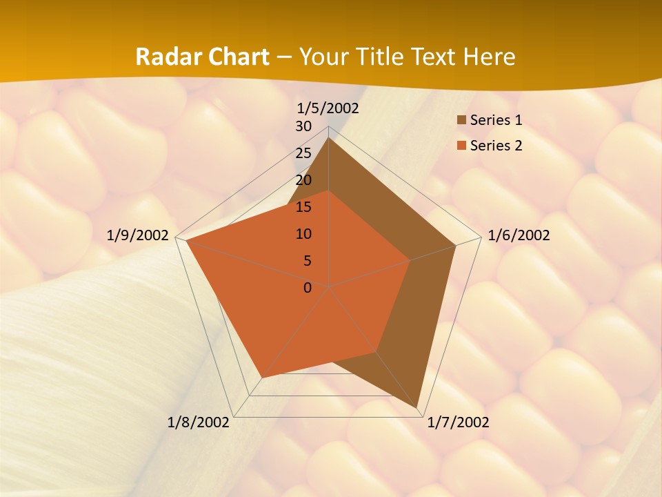 Sweet Corn Plant Crop PowerPoint Template