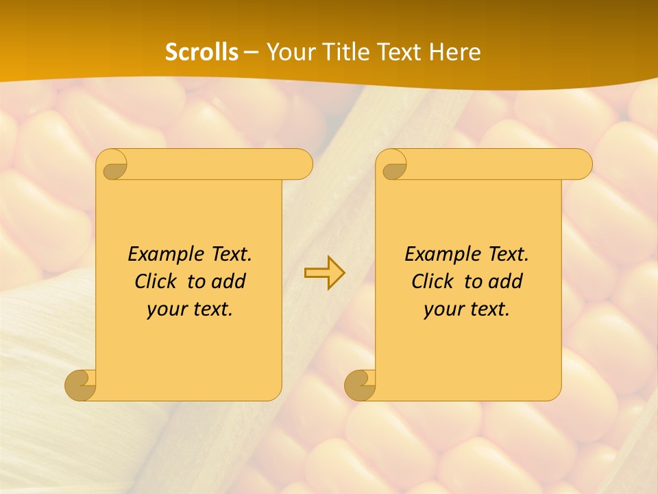 Sweet Corn Plant Crop PowerPoint Template