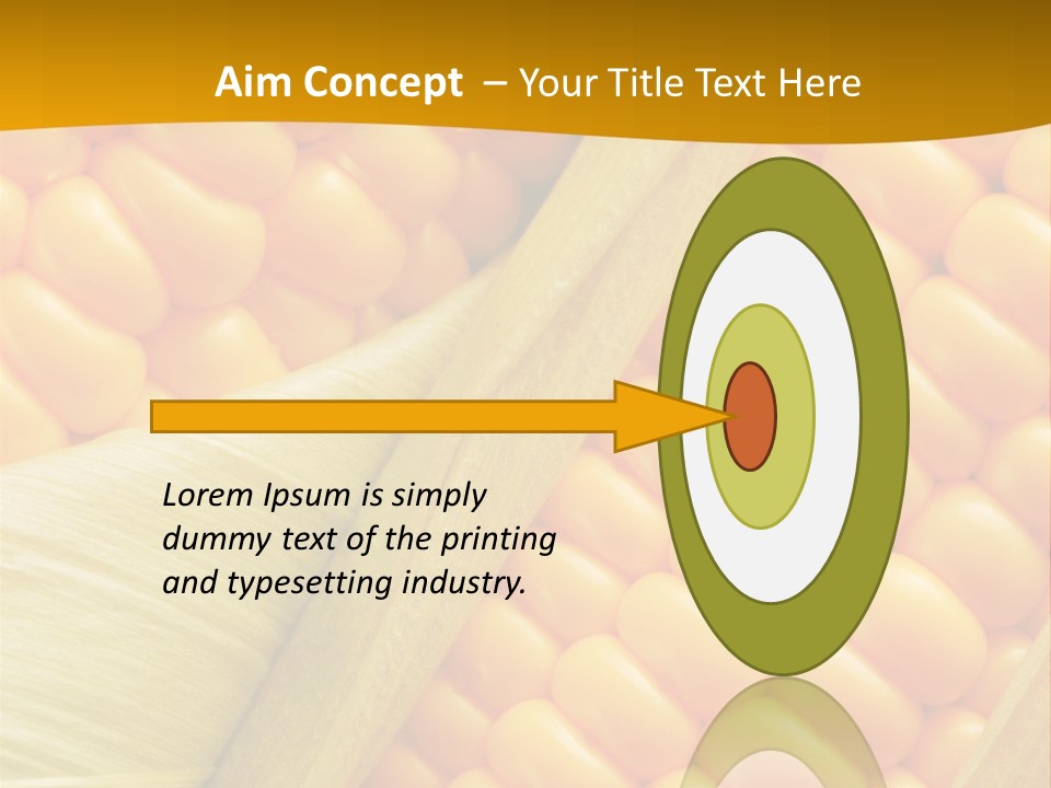 Sweet Corn Plant Crop PowerPoint Template
