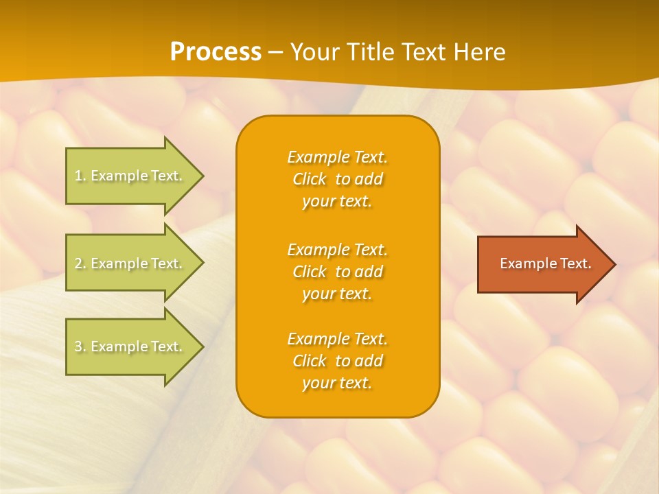 Sweet Corn Plant Crop PowerPoint Template